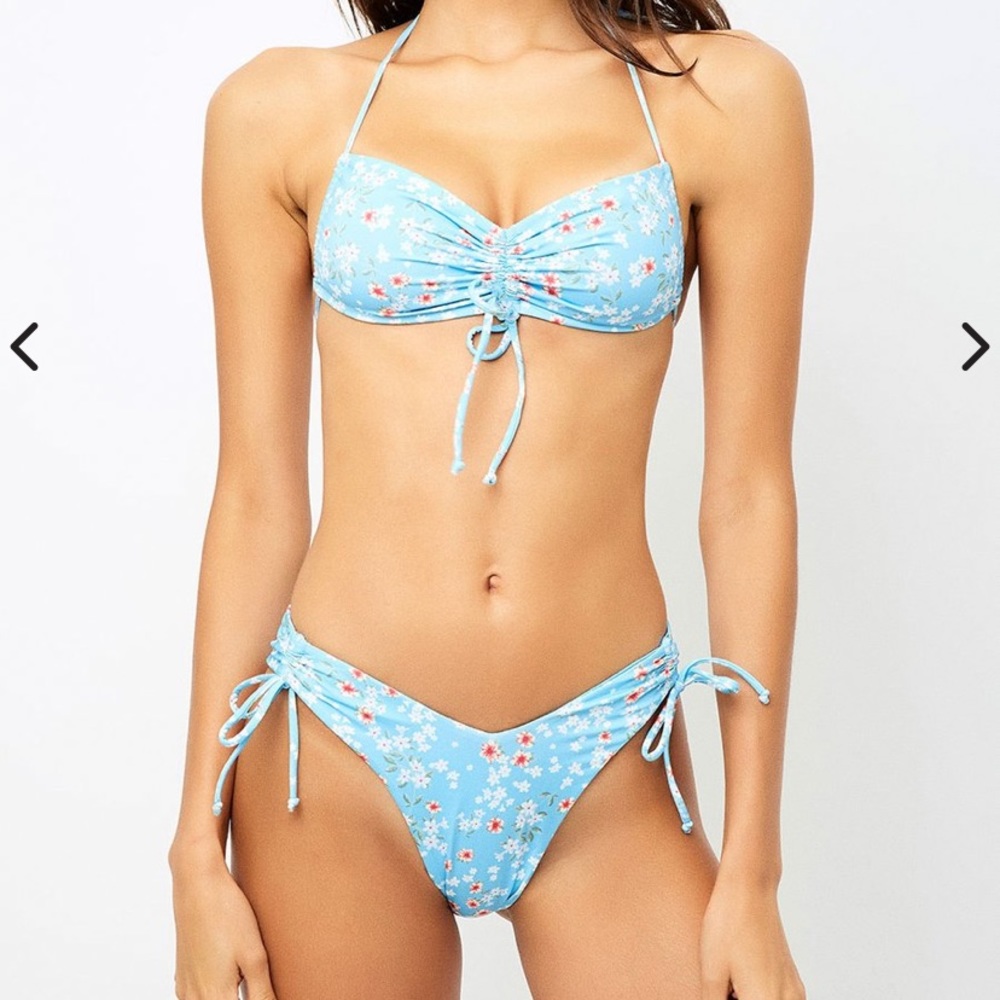 FRANKIE’S BIKINIS NEVER WORN REECE TOP + BOTTOM